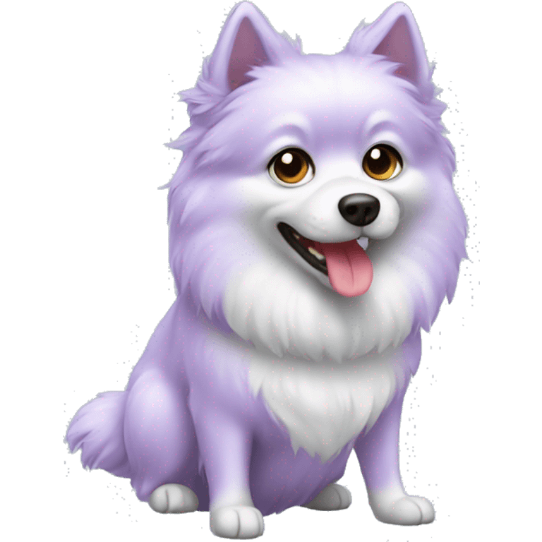 lilac spitz emoji