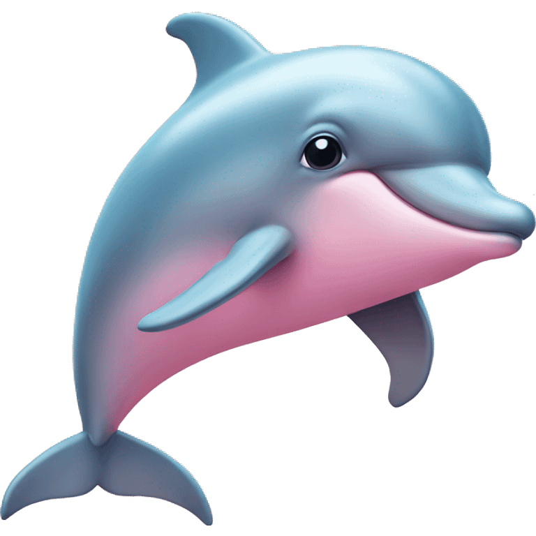 Pastel-pink-colors-dolphin emoji