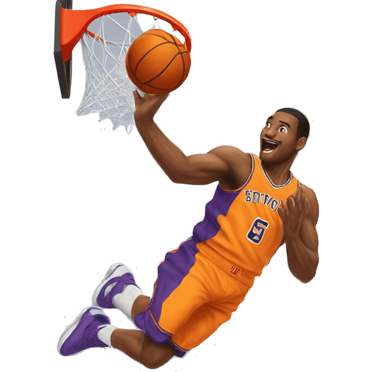 Basket ball dunk emoji