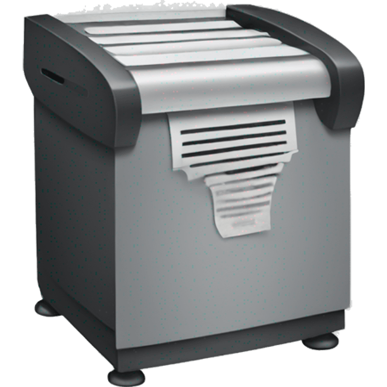 paper shredder emoji