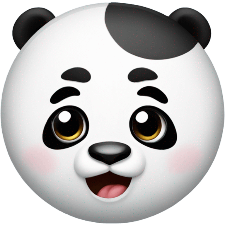 Awkward panda emoji