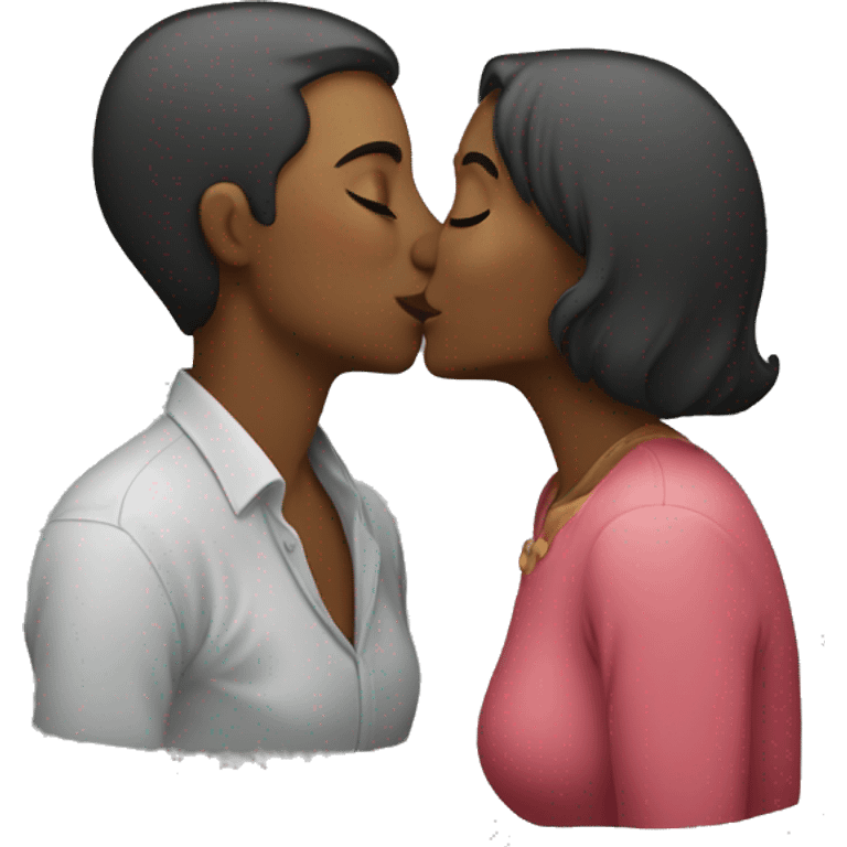 Women kissing emoji