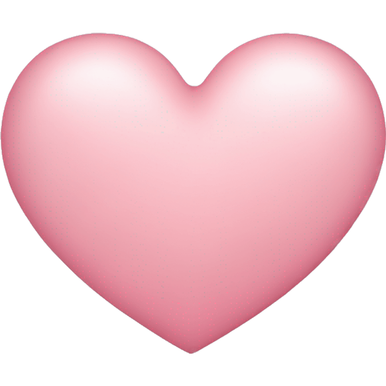 Light pink heart emoji