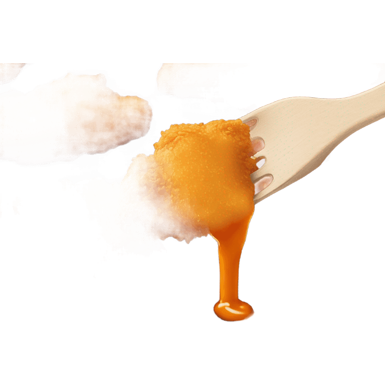 raising cane's chicken finger dipped into sauce emoji