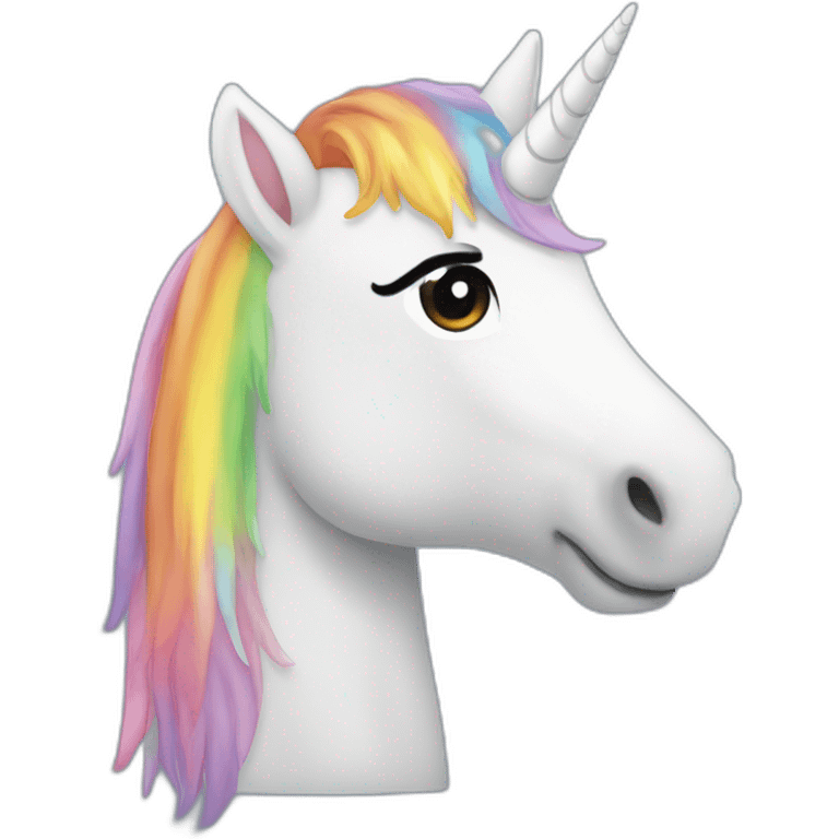 Arc en ciel licorne emoji