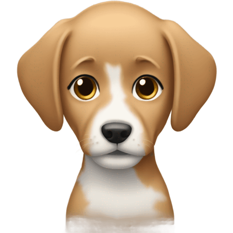 a puppy person emoji