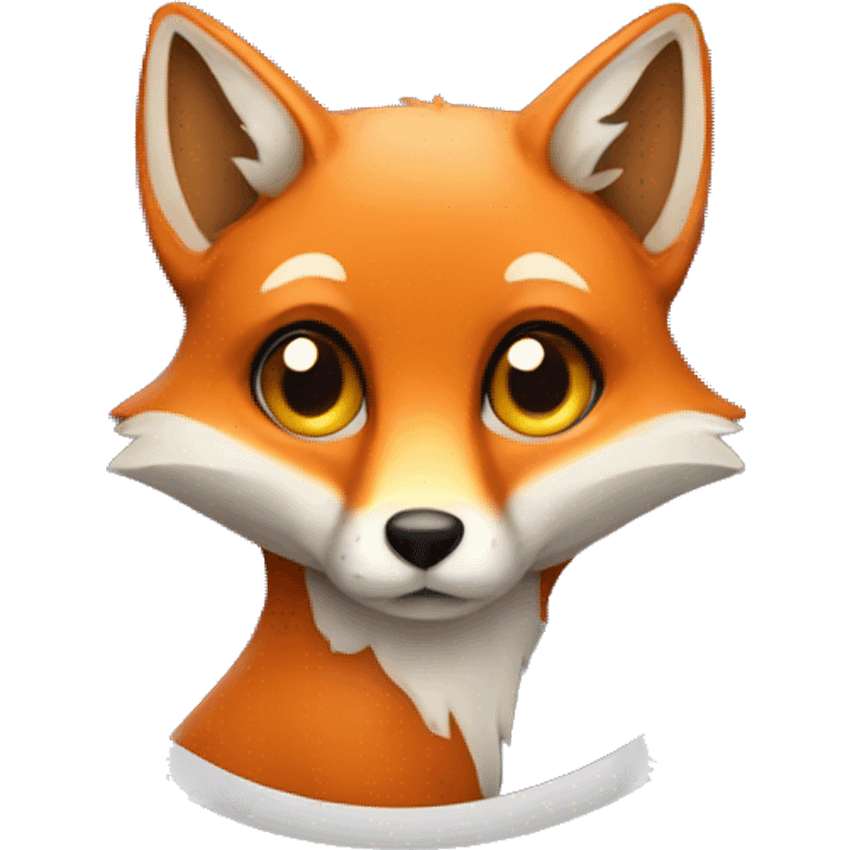 Fox with an aureole  emoji