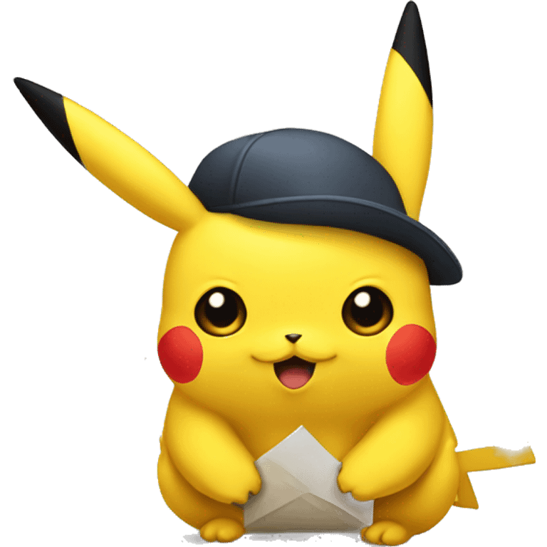 Pikachu filing for divorce emoji