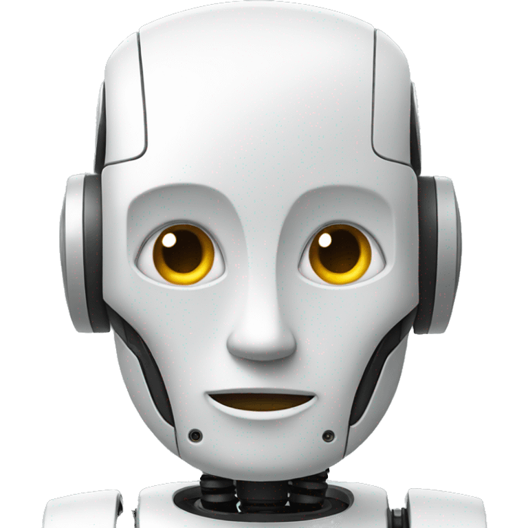 A thinking robot emoji