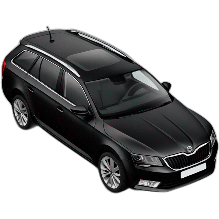 Skoda octavia combi black emoji