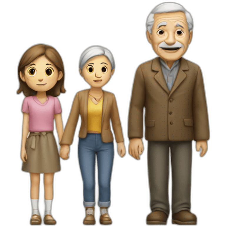 old man figure with girl on the side emoji