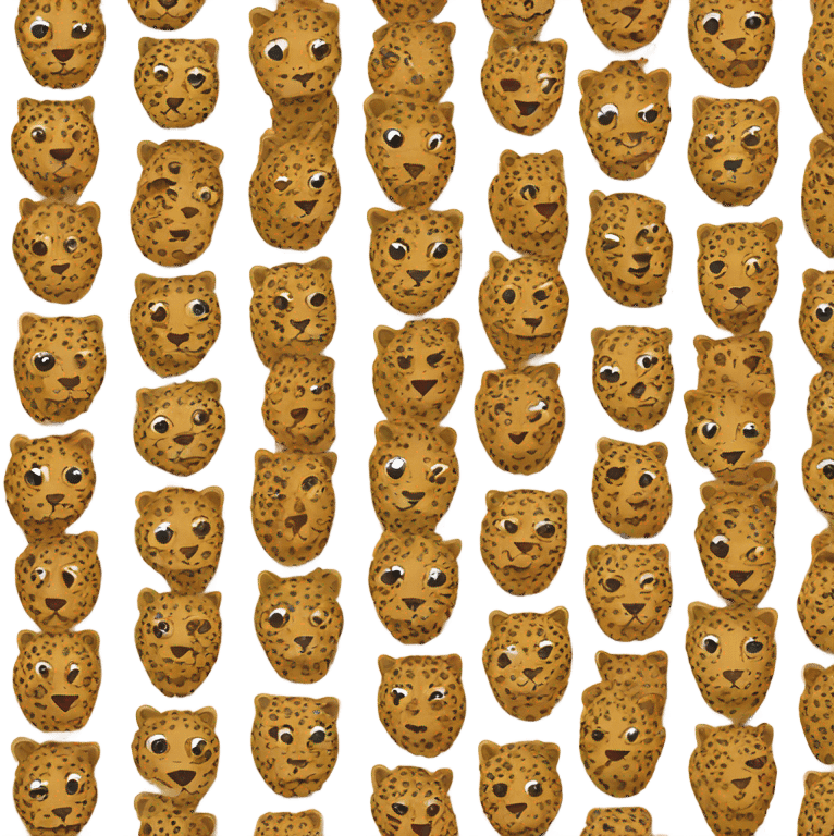 leopard color shopping bag emoji