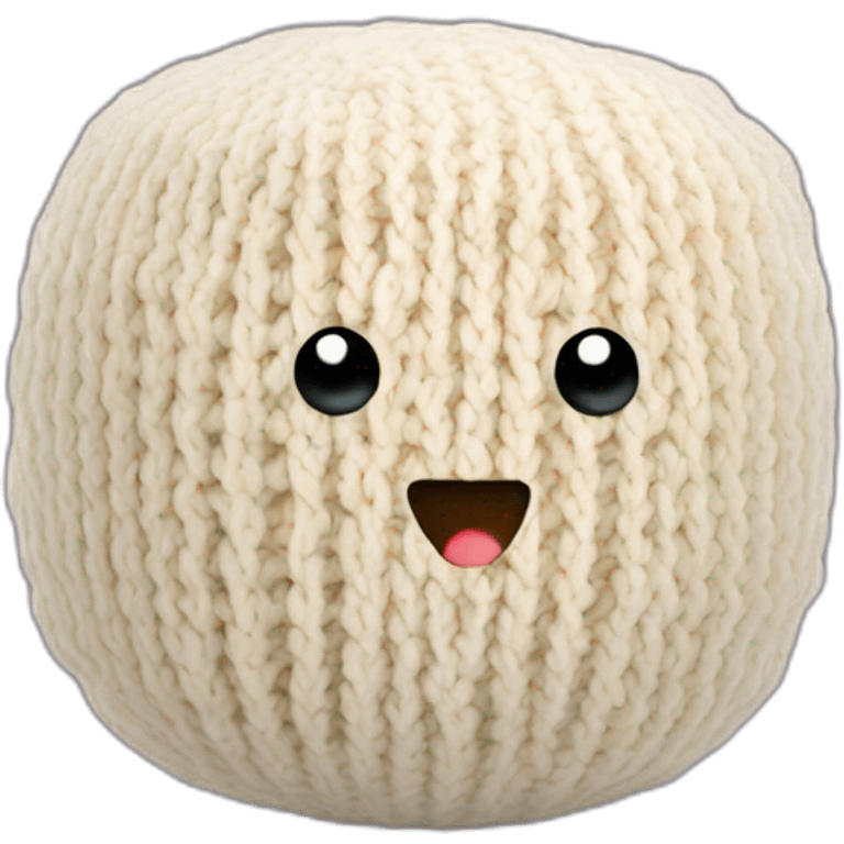 ball of knitted tofu emoji