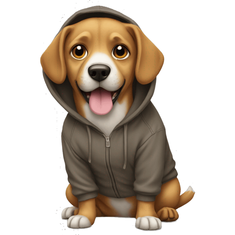 Dog hoodie  emoji