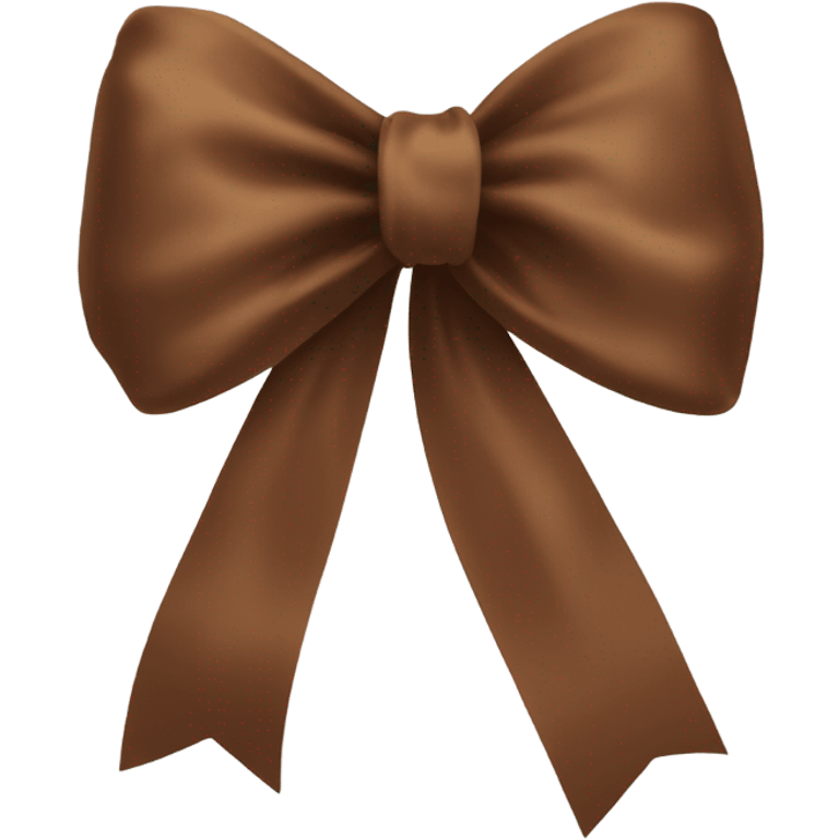 Brown bow  emoji