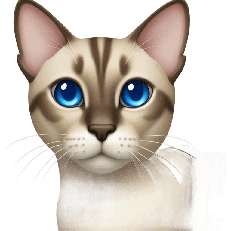 Siamese tabby cat emoji