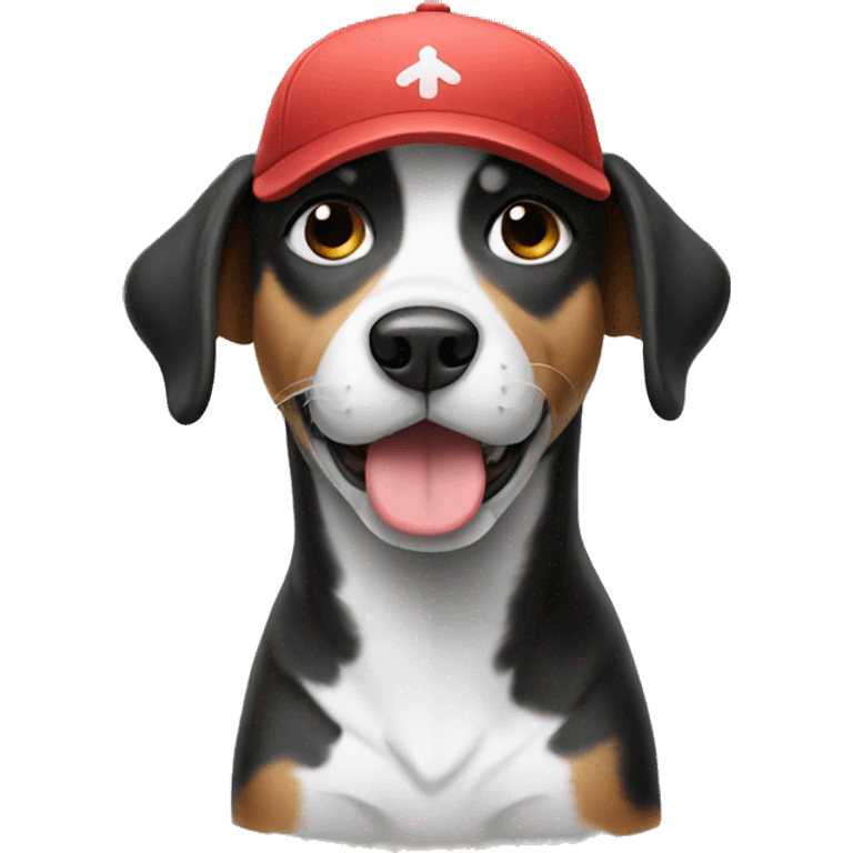 Dog wearing a cap emoji