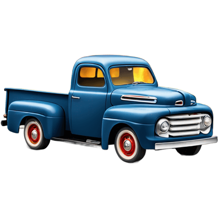 1951 ford pickup on fire emoji