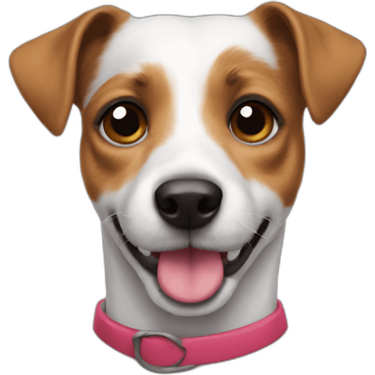 Jack russell dressed emoji