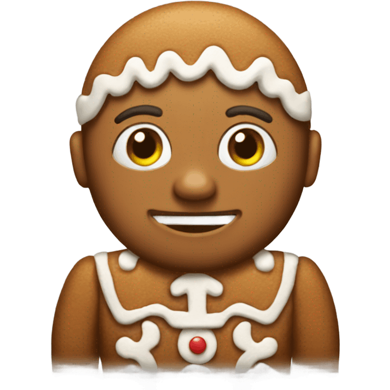 New Year's gingerbread emoji