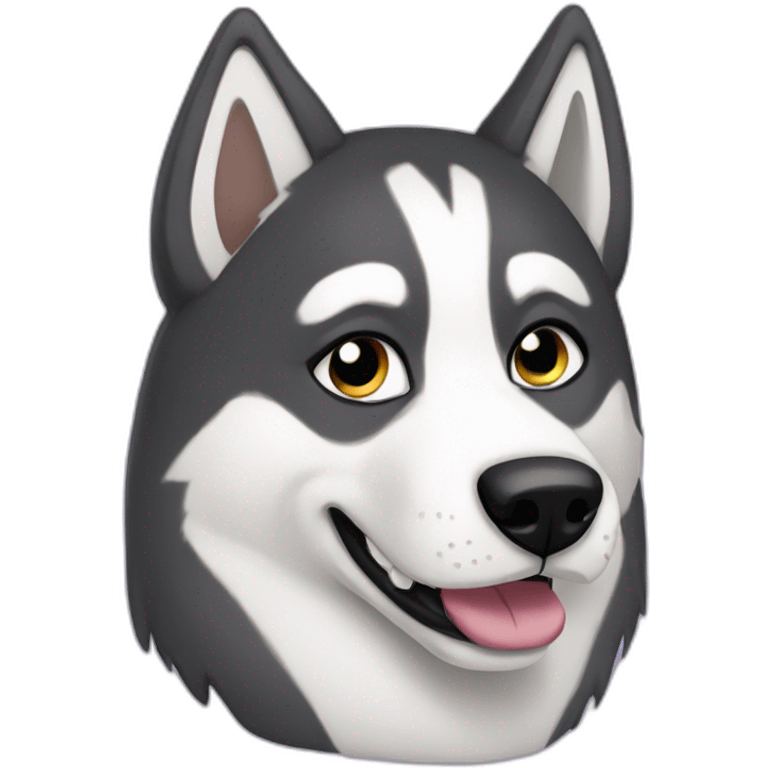 husky drama queen emoji