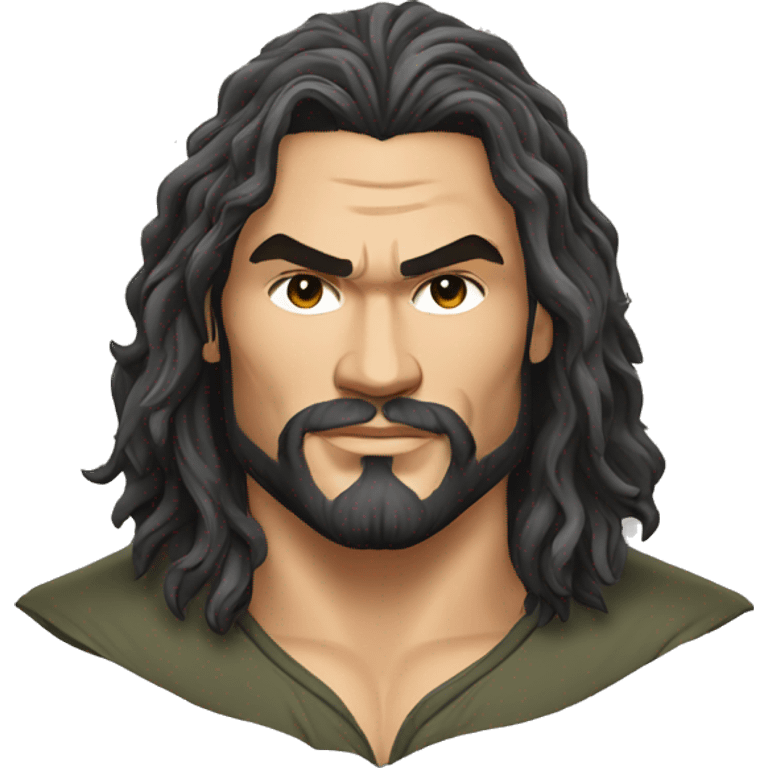 realistic jason momoa wearing tee emoji