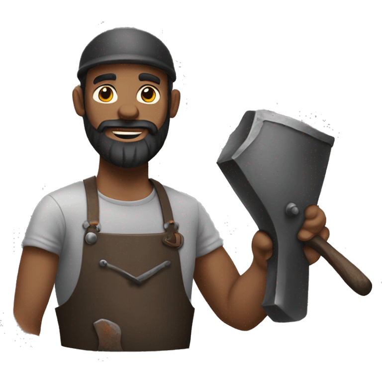 british blacksmith with beard emoji