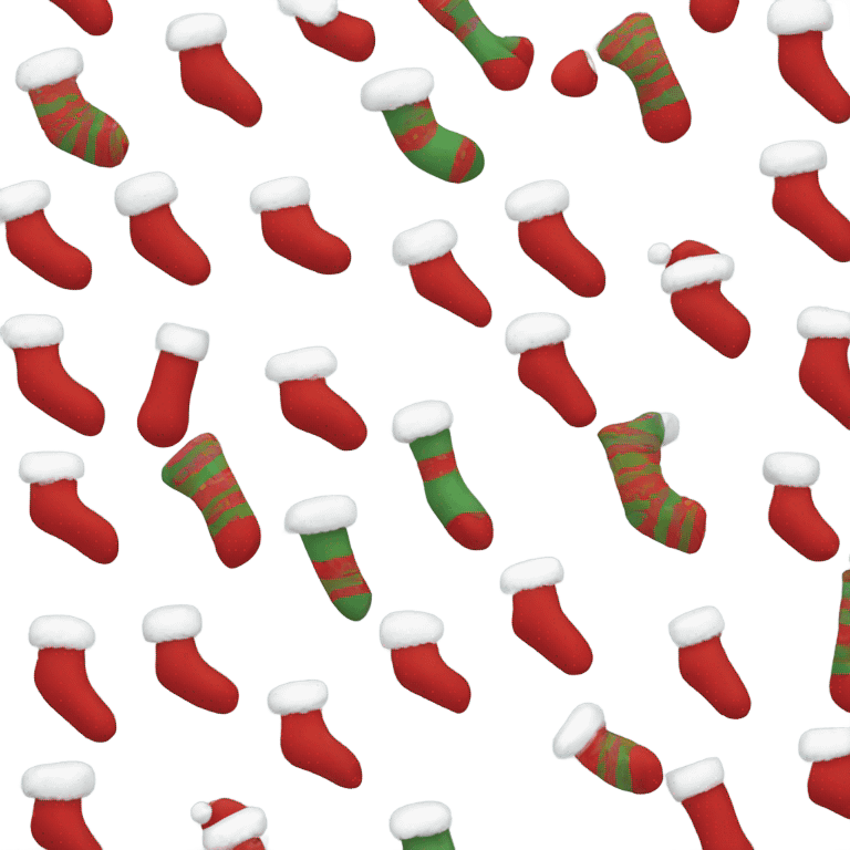 Christmas socks emoji