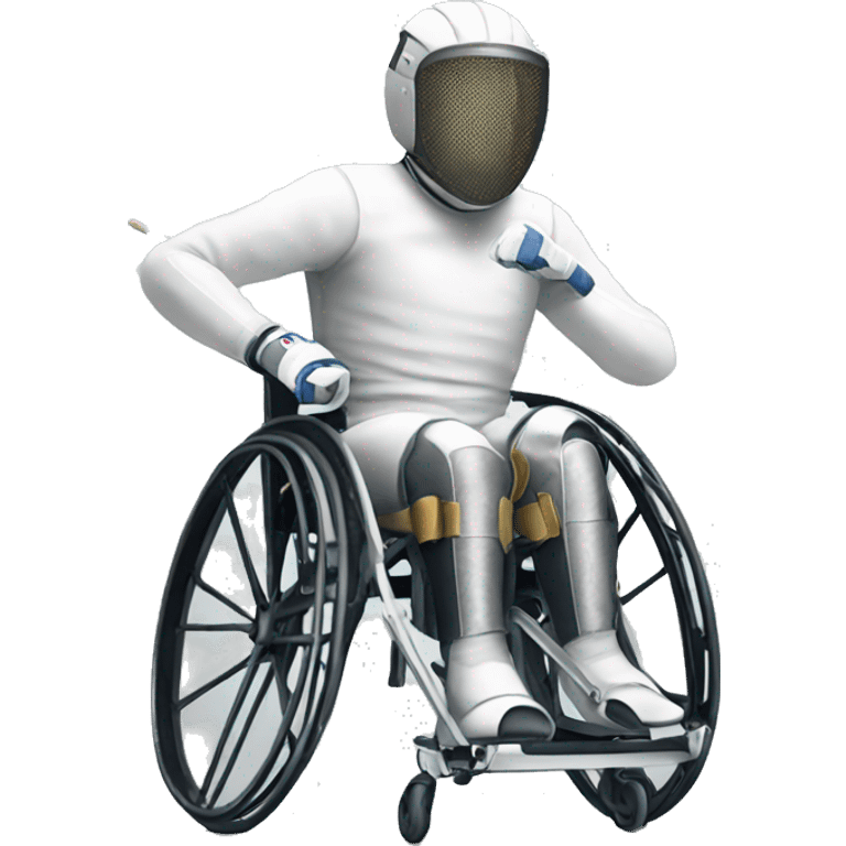 wheelchair fencing emoji