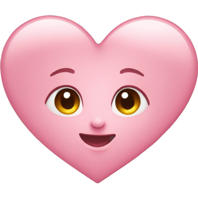 Baby pink heart  emoji