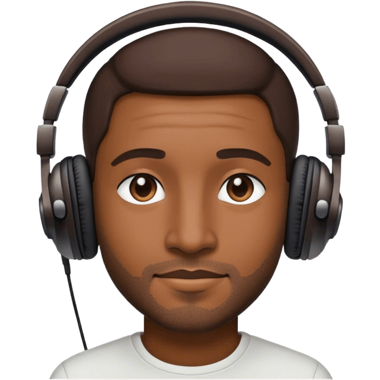 guy with headphone  emoji