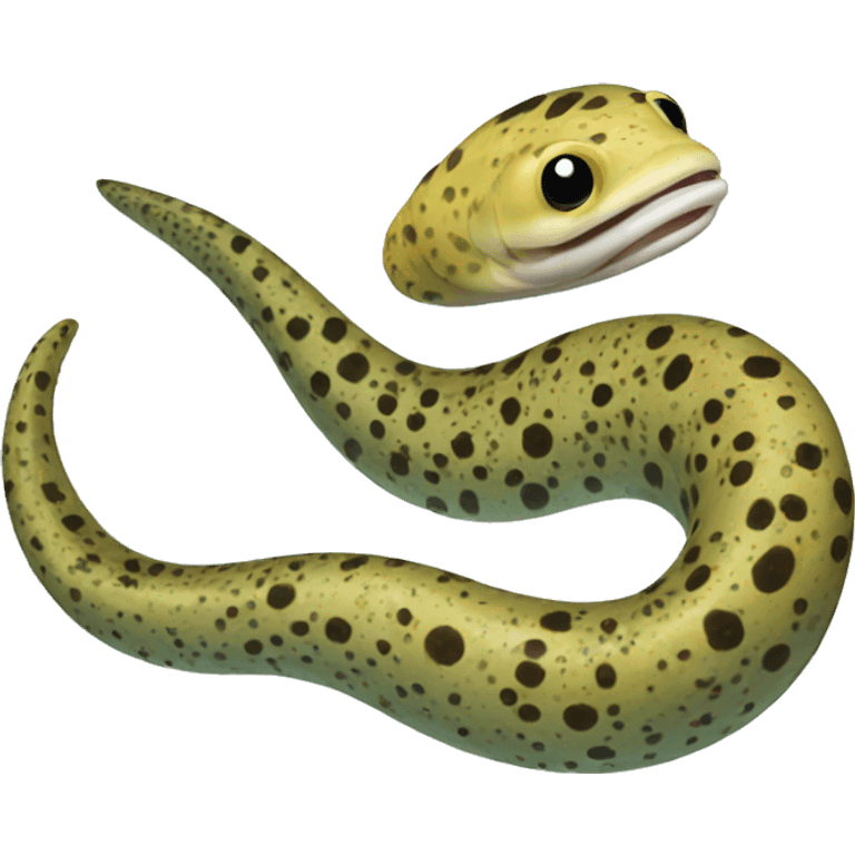 Spotted garden eel emoji