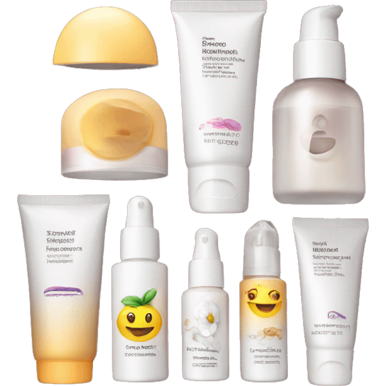 Skincare essentials in box emoji