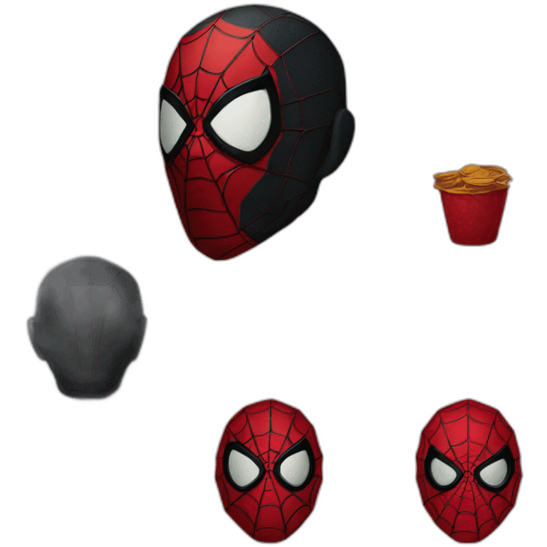 miles morales in red hood emoji