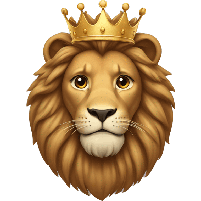 lion with crown emoji