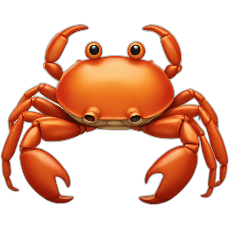 Crab hang itself emoji