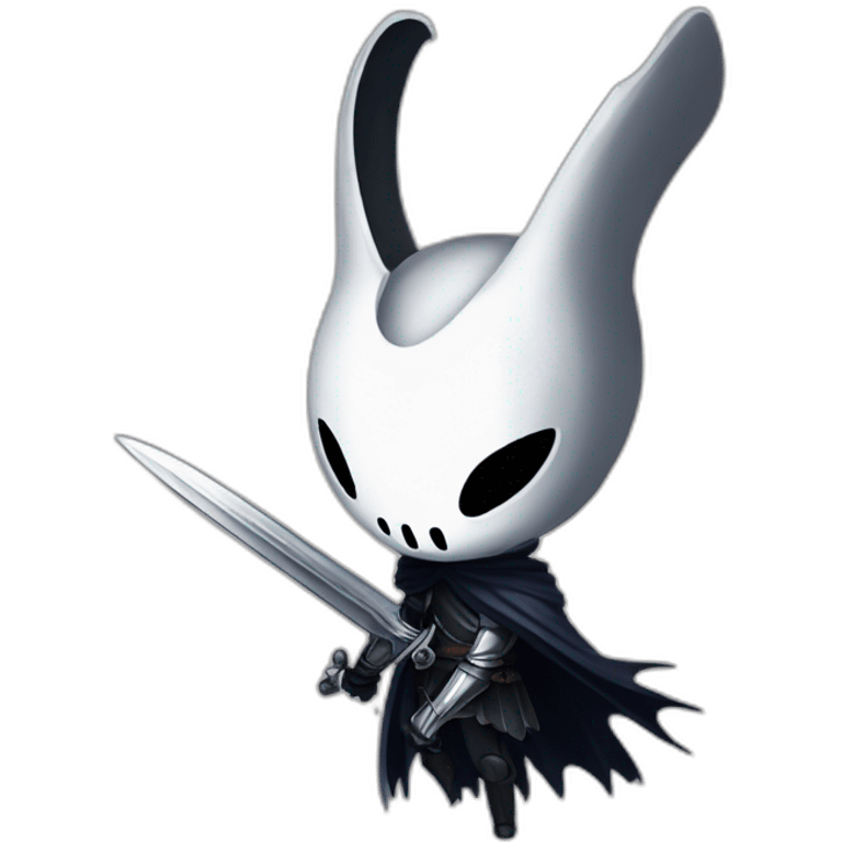 Hollow knight whit sword emoji