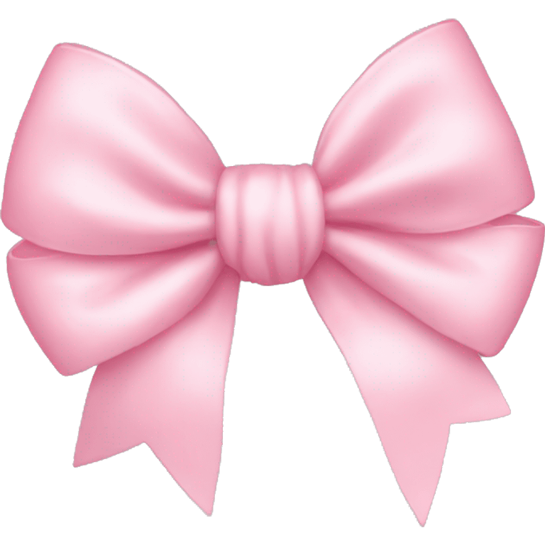 Baby pink bow emoji