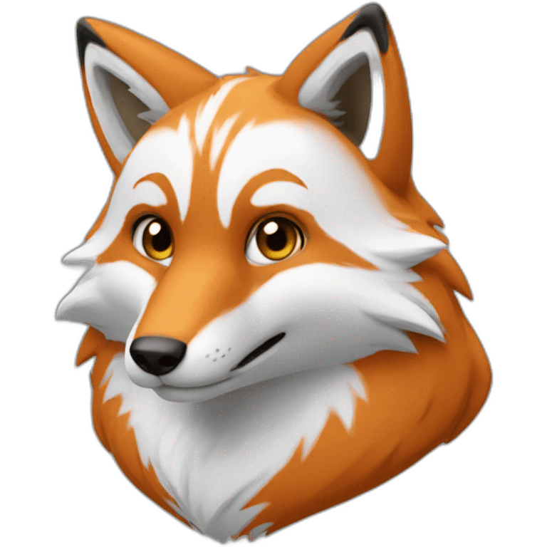 un renard aveccoeur emoji