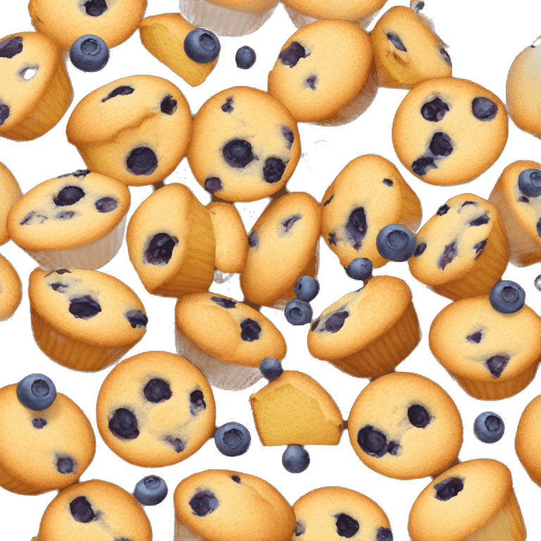 Blueberry muffins  emoji