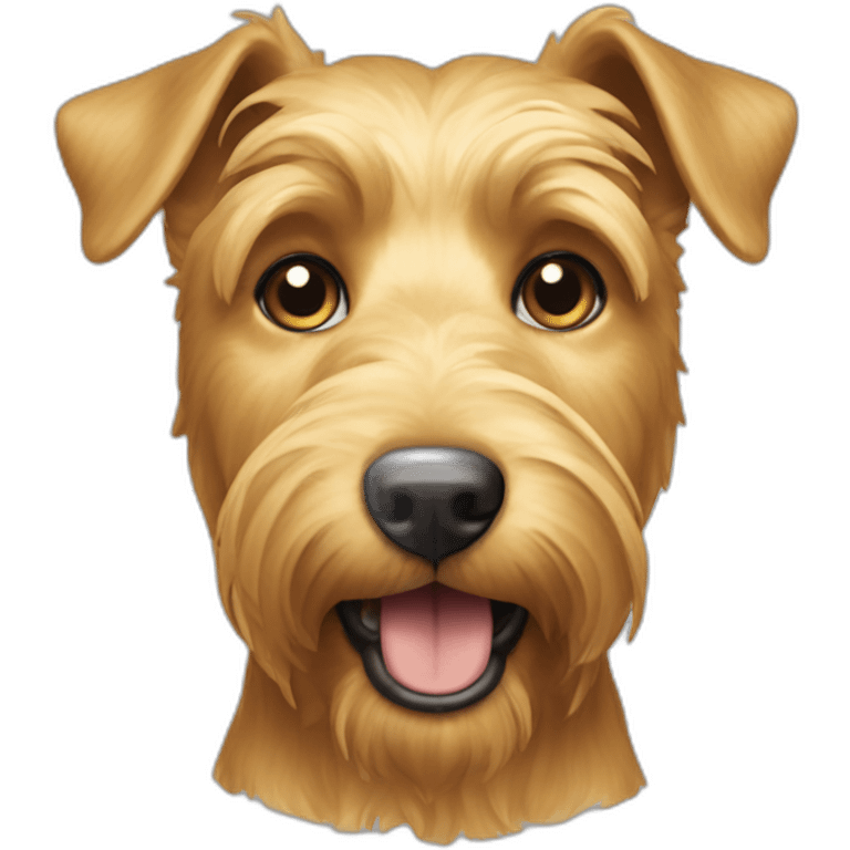 Perro golden terrier emoji