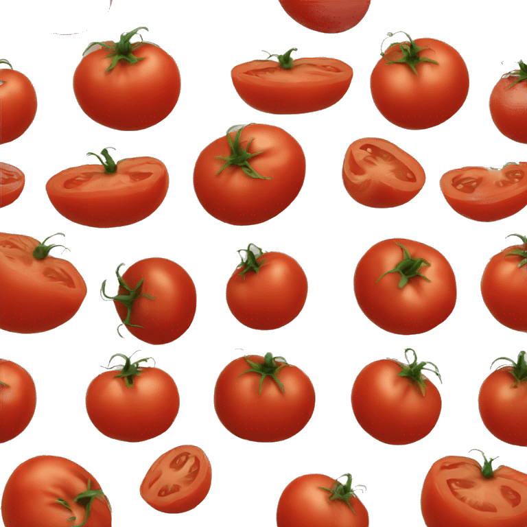 Embarased tomato emoji