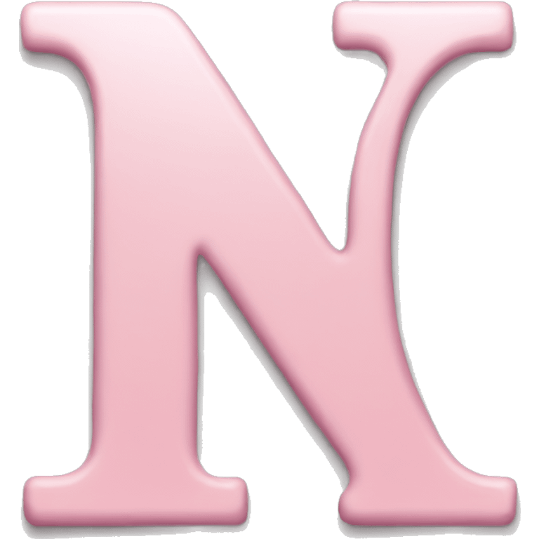 Light pink letter N  emoji