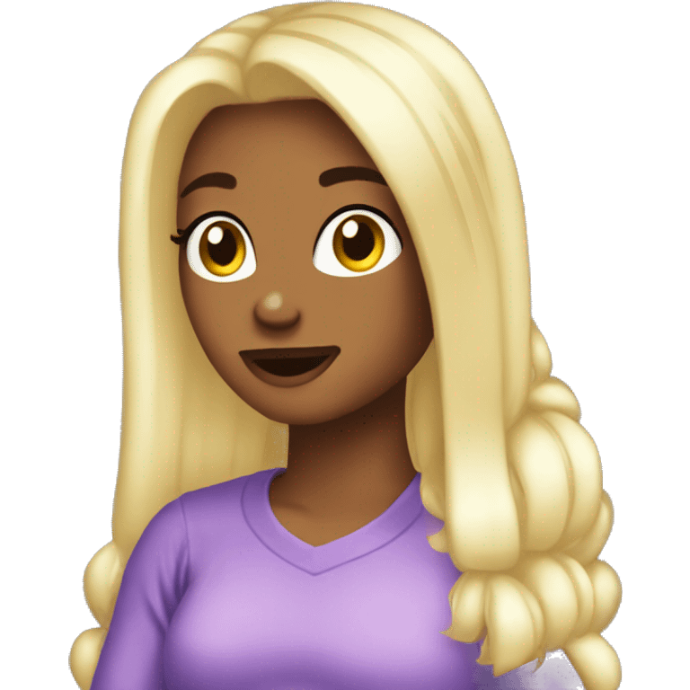 Y2K pony girl emoji