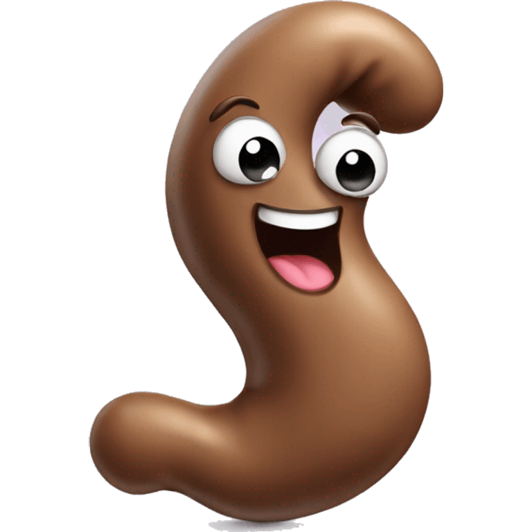 poop with happy face and limbs emoji