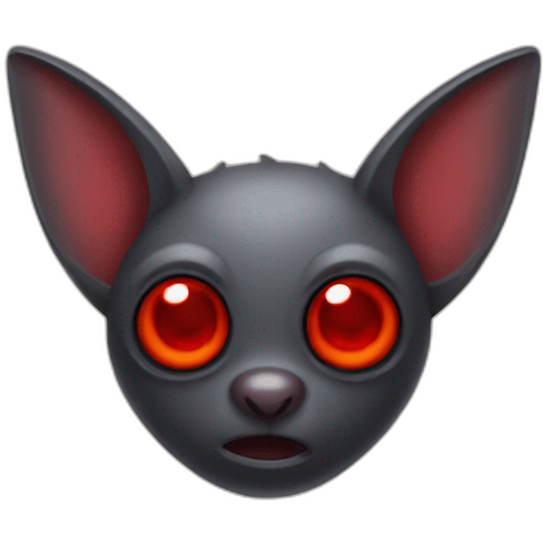 bat with red eyes emoji