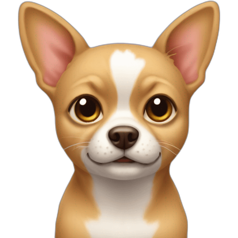 Chiwawa et chat emoji