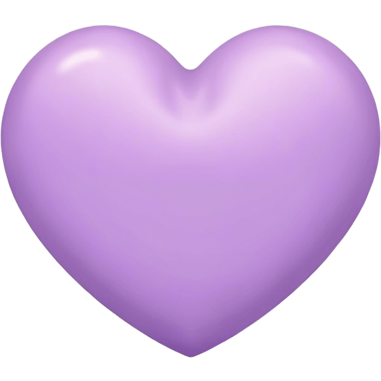 Purple pastel heart emoji