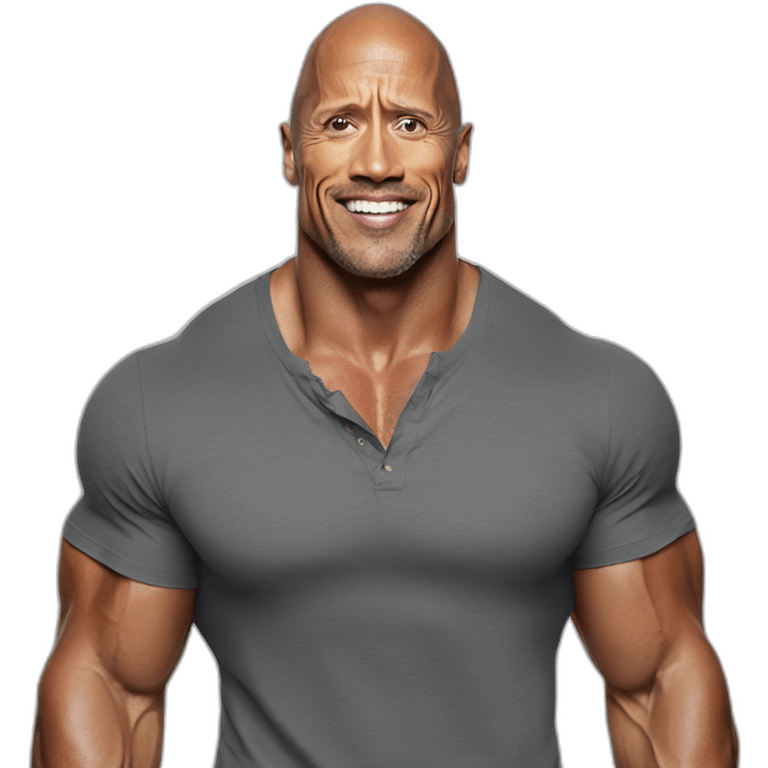 Dwayne Johnson meme emoji