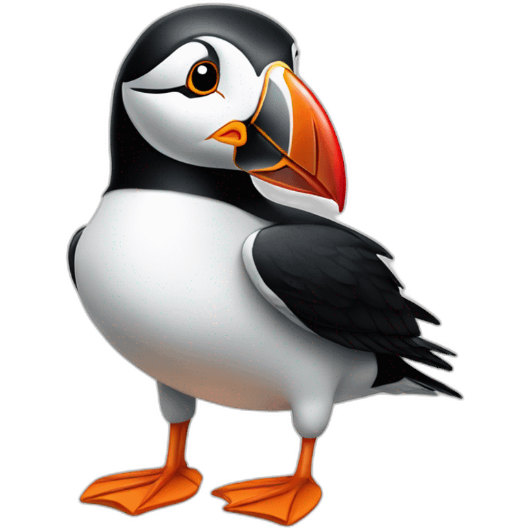 puffin mascot emoji